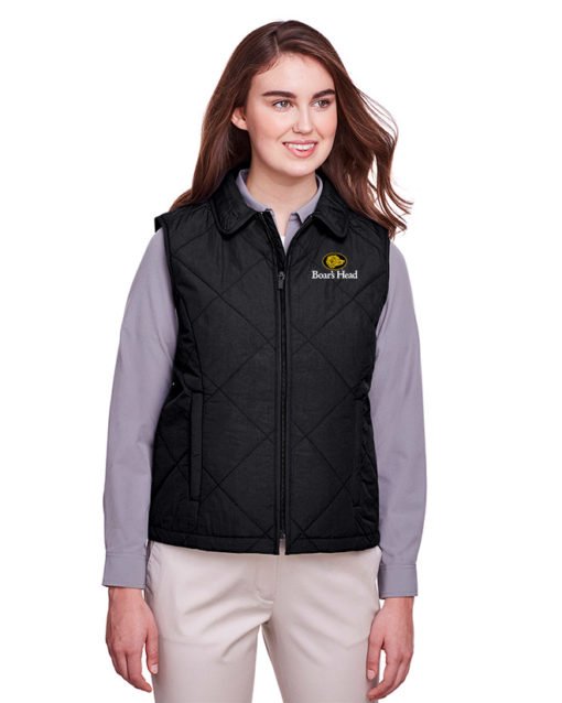 UltraClub Ladies' Dawson Quilted Hacking Vest