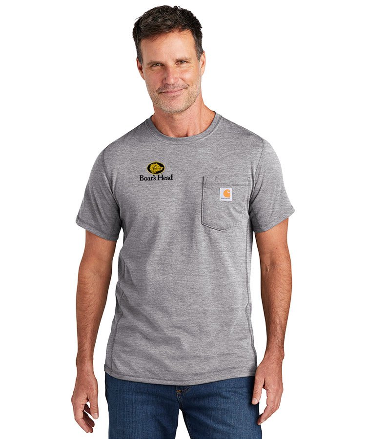 Carhartt Short Sleeve Golden Embroidery Pocket T-Shirt | Force® Stiches