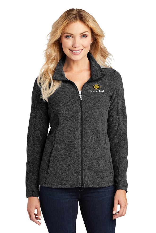 Port Authority® Ladies Heather Microfleece Full-Zip Jacket | Golden ...