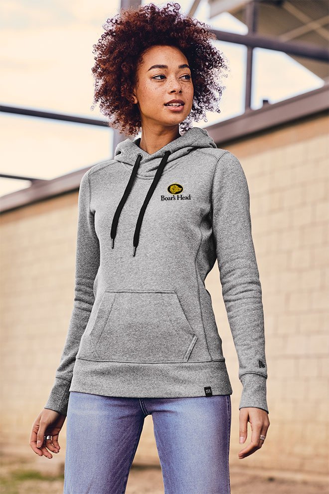 New Era® Ladies French Terry Pullover Hoodie | Golden Stiches Embroidery