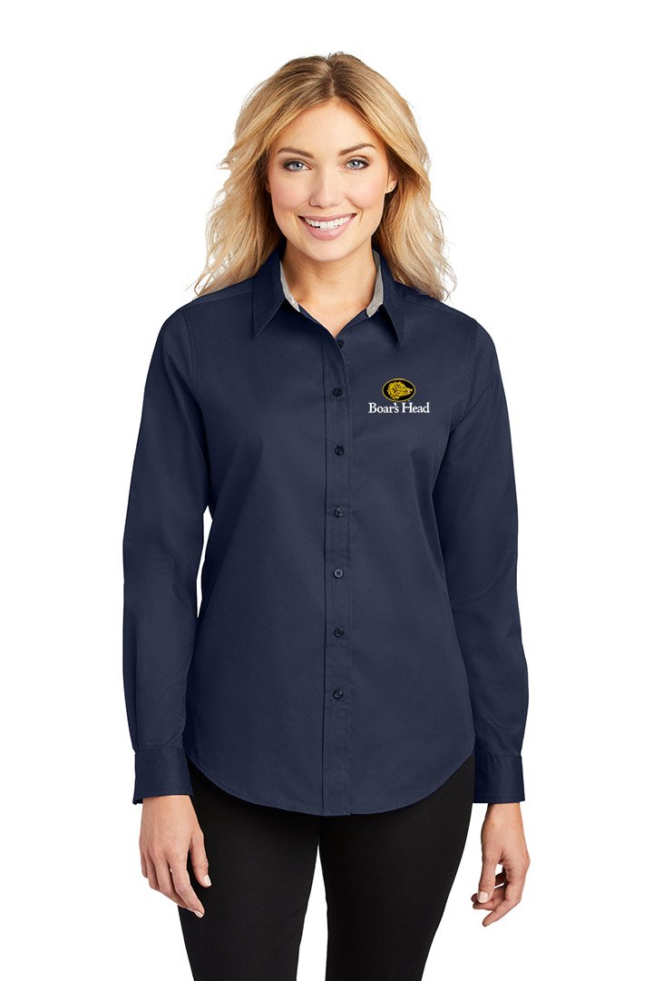 Port Authority® Ladies Long Sleeve Easy Care Shirt | Golden Stiches ...