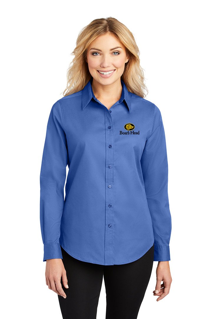 Port Authority® Ladies Long Sleeve Easy Care Shirt | Golden Stiches ...