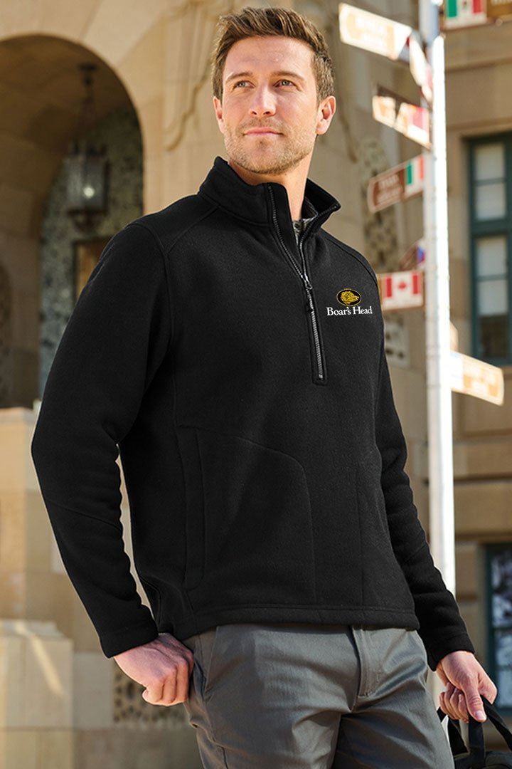 Port Authority® Arc Sweater Fleece 1/4-Zip | Golden Stiches Embroidery