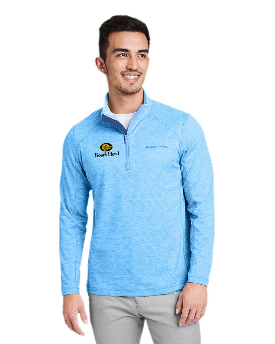 Vineyard Vines Men's Sankaty Quarter-Zip Pullover - Temperature Regulating Sweater