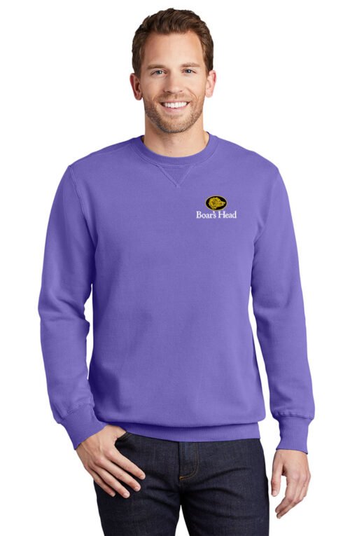 Port & Company® Beach Wash® Garment-Dyed Crewneck Sweatshirt - Image 4