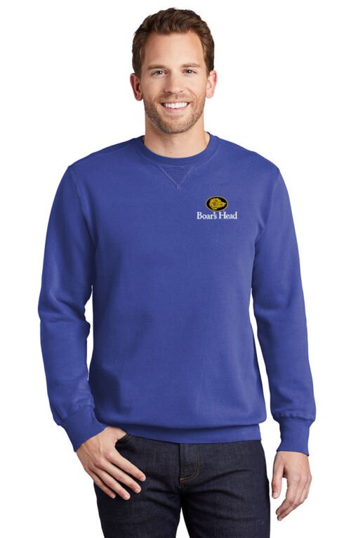 Port & Company® Beach Wash® Garment-Dyed Crewneck Sweatshirt - Image 5