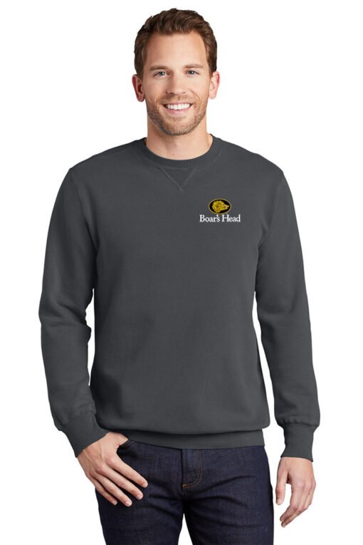 Port & Company® Beach Wash® Garment-Dyed Crewneck Sweatshirt - Image 7