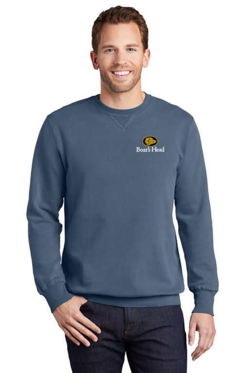 Port & Company® Beach Wash® Garment-Dyed Crewneck Sweatshirt - Image 9