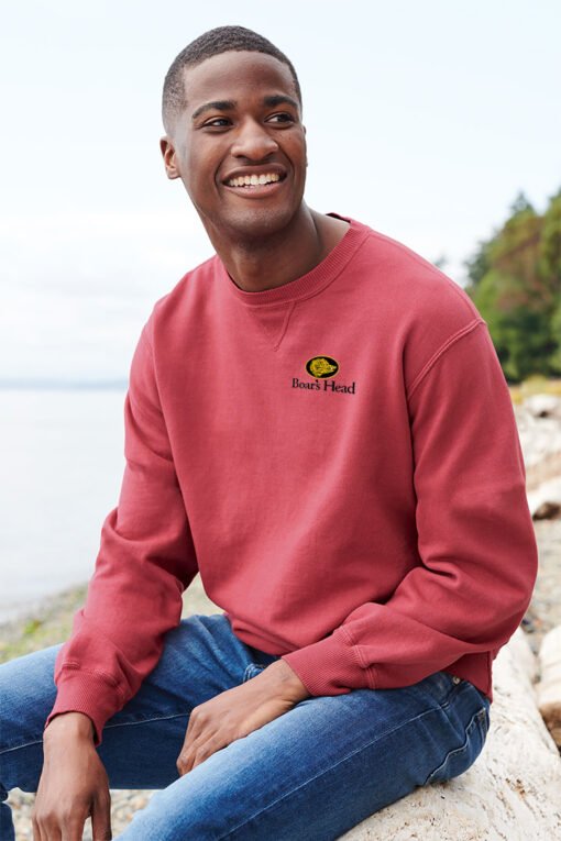 Port & Company® Beach Wash® Garment-Dyed Crewneck Sweatshirt