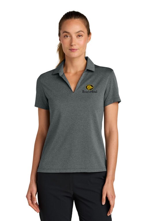 Nike Women’s Dri-FIT Smooth Heather Polo - Image 4