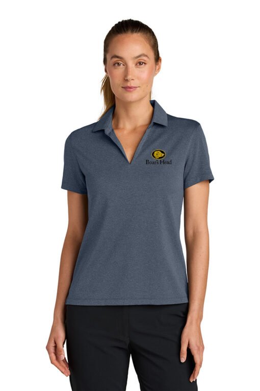 Nike Women’s Dri-FIT Smooth Heather Polo - Image 2