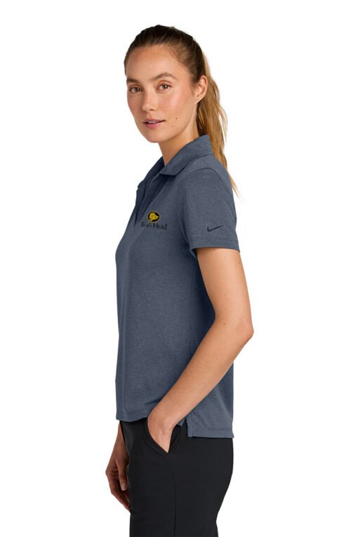 Nike Women’s Dri-FIT Smooth Heather Polo - Image 3