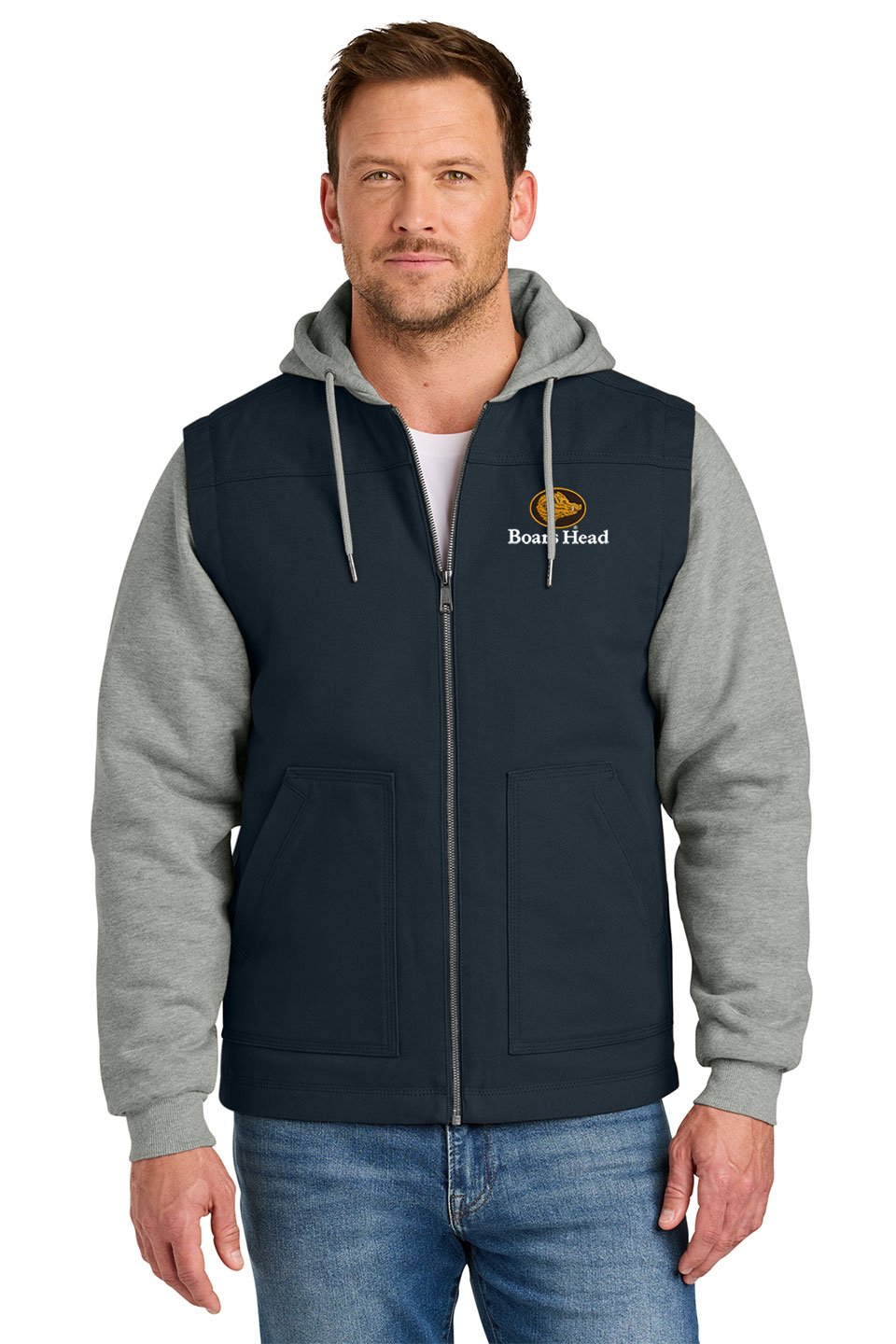 CornerStone® Duck Fleece Full-Zip Hooded Jacket - Image 3