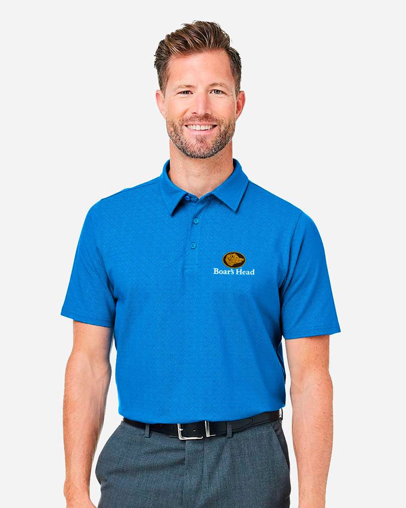 Devon & Jones Men's Crownlux Performance® Geo Polo - Image 6