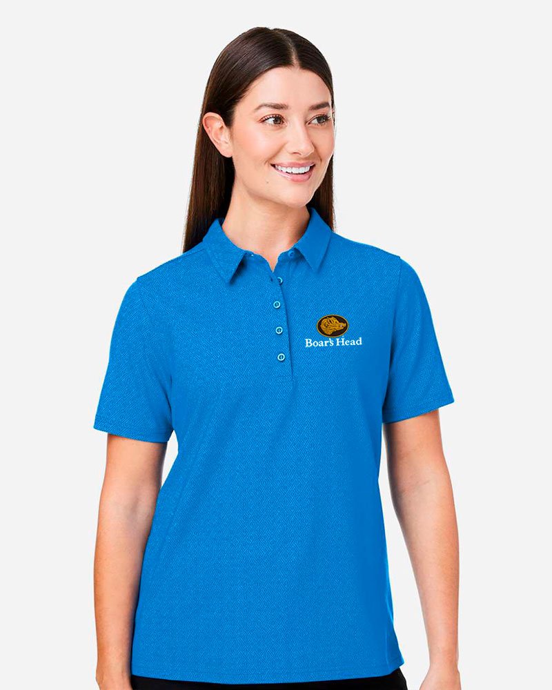 Devon & Jones Women's Crownlux Performance® Geo Polo - Image 6