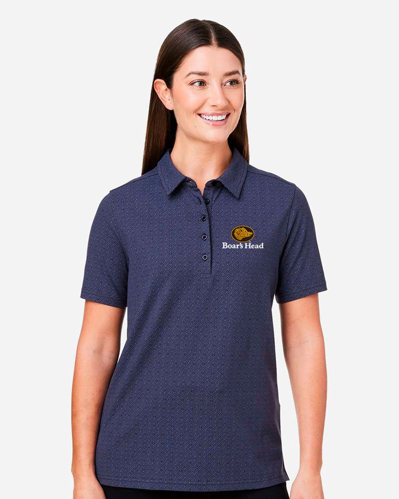 Devon & Jones Women's Crownlux Performance® Geo Polo - Image 2