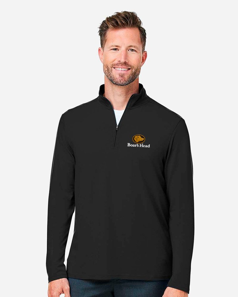 Devon & Jones Men's Raleigh Stretch Quarter-Zip Pullover - Image 4