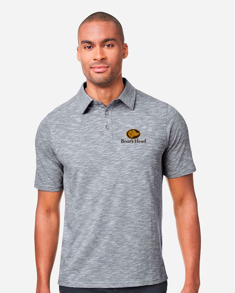 North End Men's Eclipse Jacquard Polo - Image 2