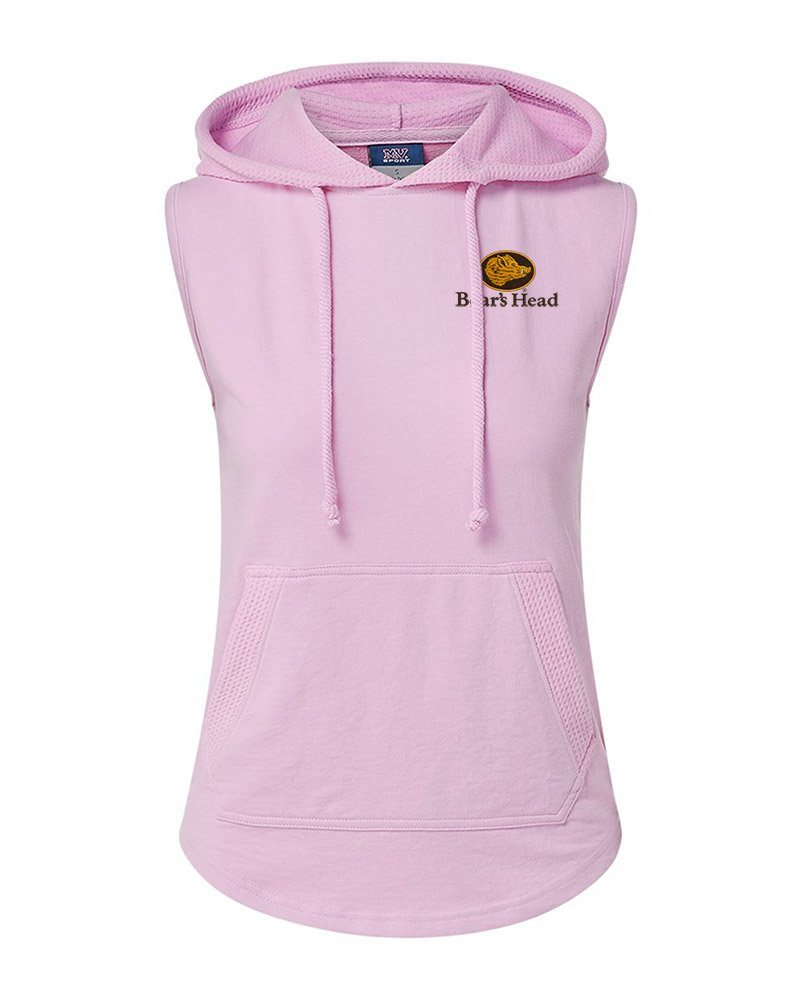 MV Sport Women's Kinsley Sleeveless Hooded Sweatshirt