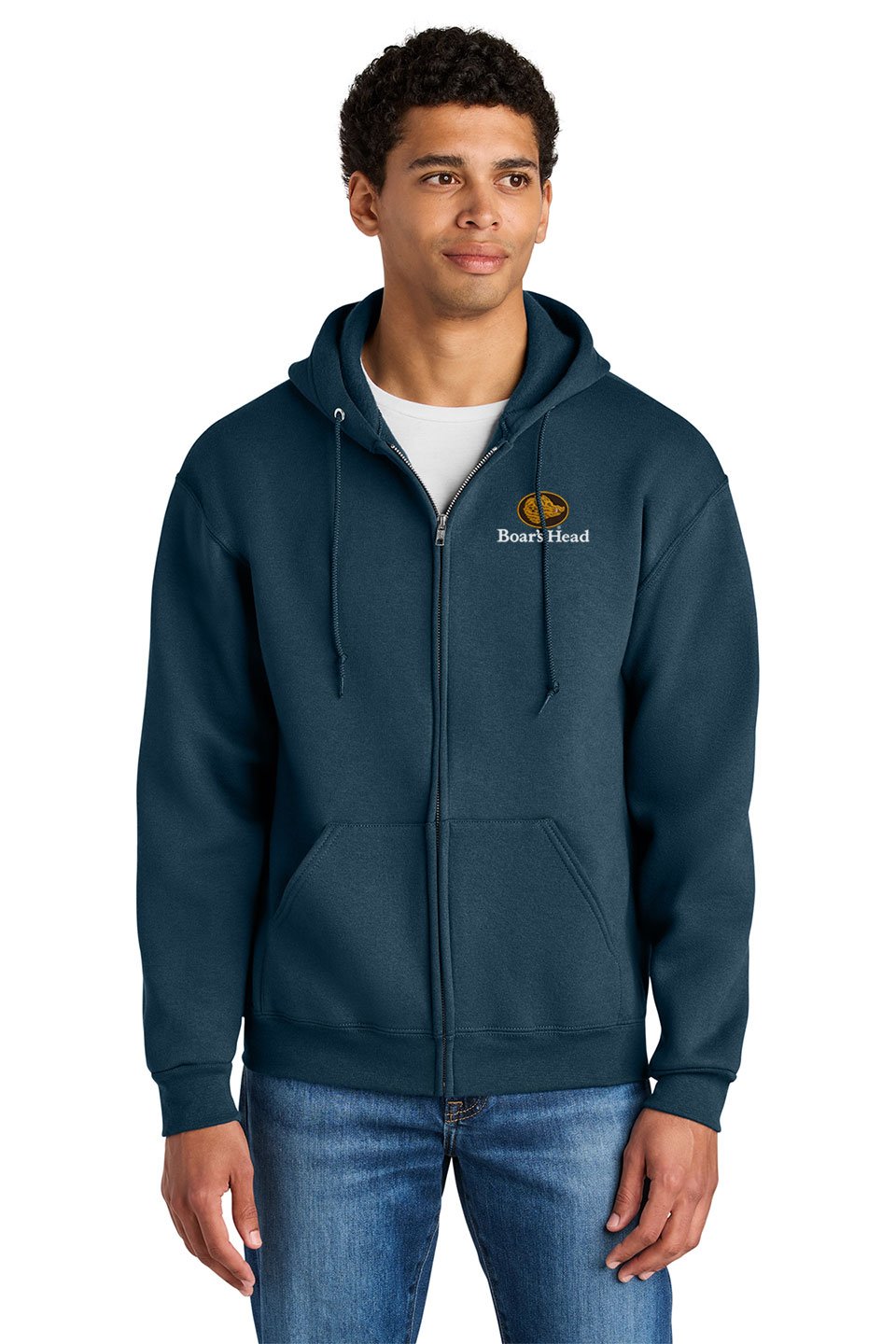 Jerzees Rugged™ Unisex Full-Zip Hooded Sweatshirt
