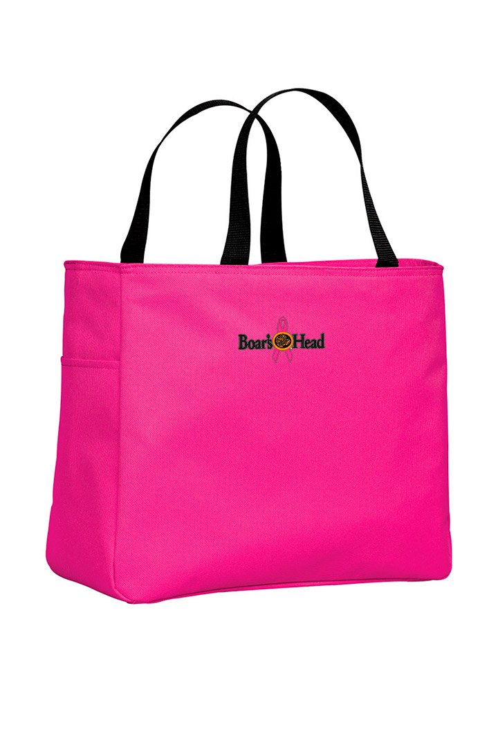 Embroidered Essential Tote (Breast Cancer Awareness LOGO)