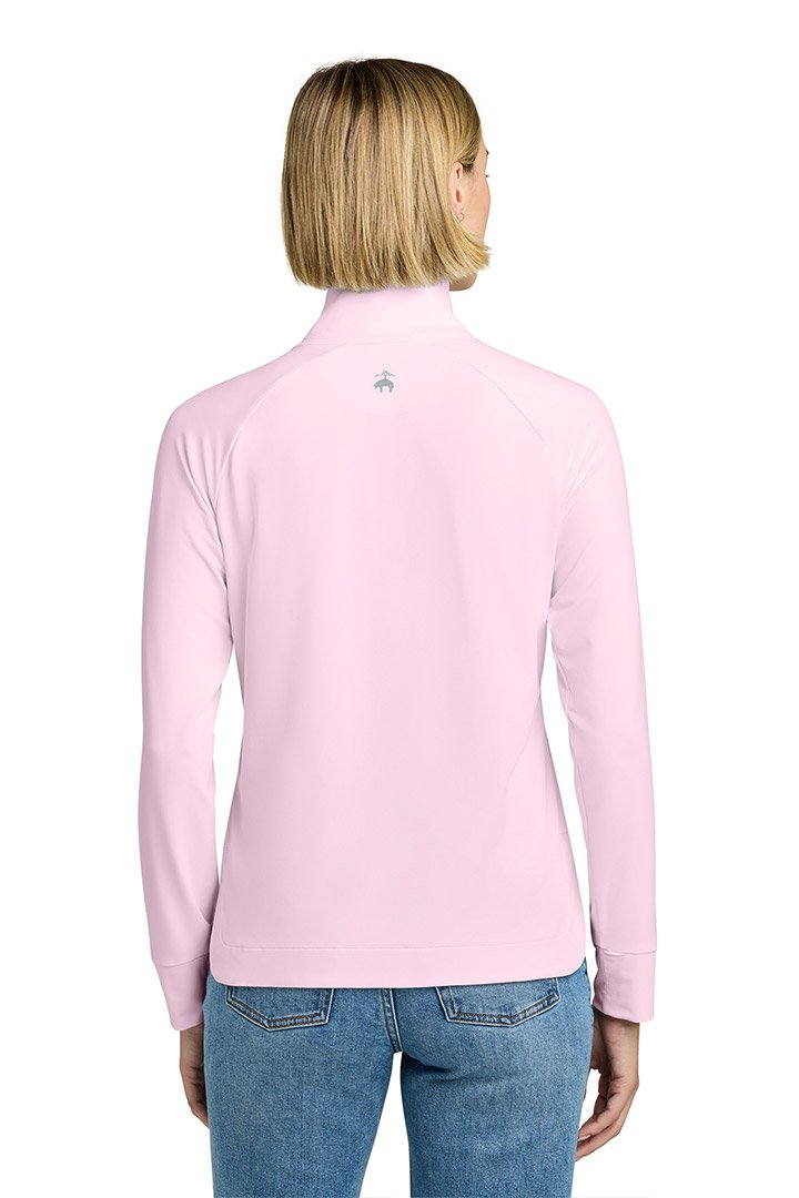 Brooks Brothers® Women’s Luxe Performance 1/4-Zip (Breast Cancer Awareness LOGO) - Image 3
