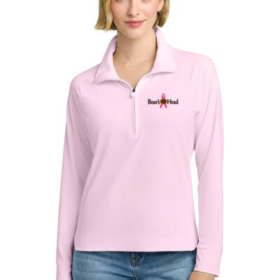Brooks Brothers® Women’s Luxe Performance 1/4-Zip (Breast Cancer Awareness LOGO)