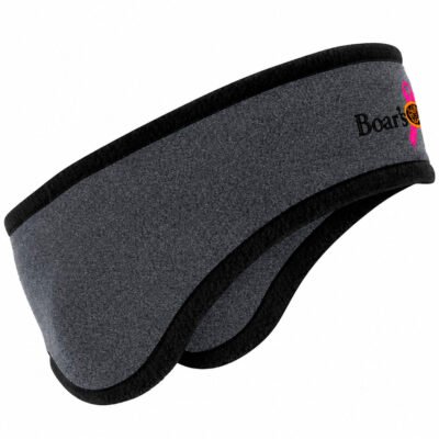 Two-Color Fleece Headband (Breast Cancer Awareness)