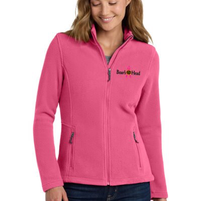 Port Authority® Ladies Value Fleece Jacket (Breast Cancer Awareness LOGO)