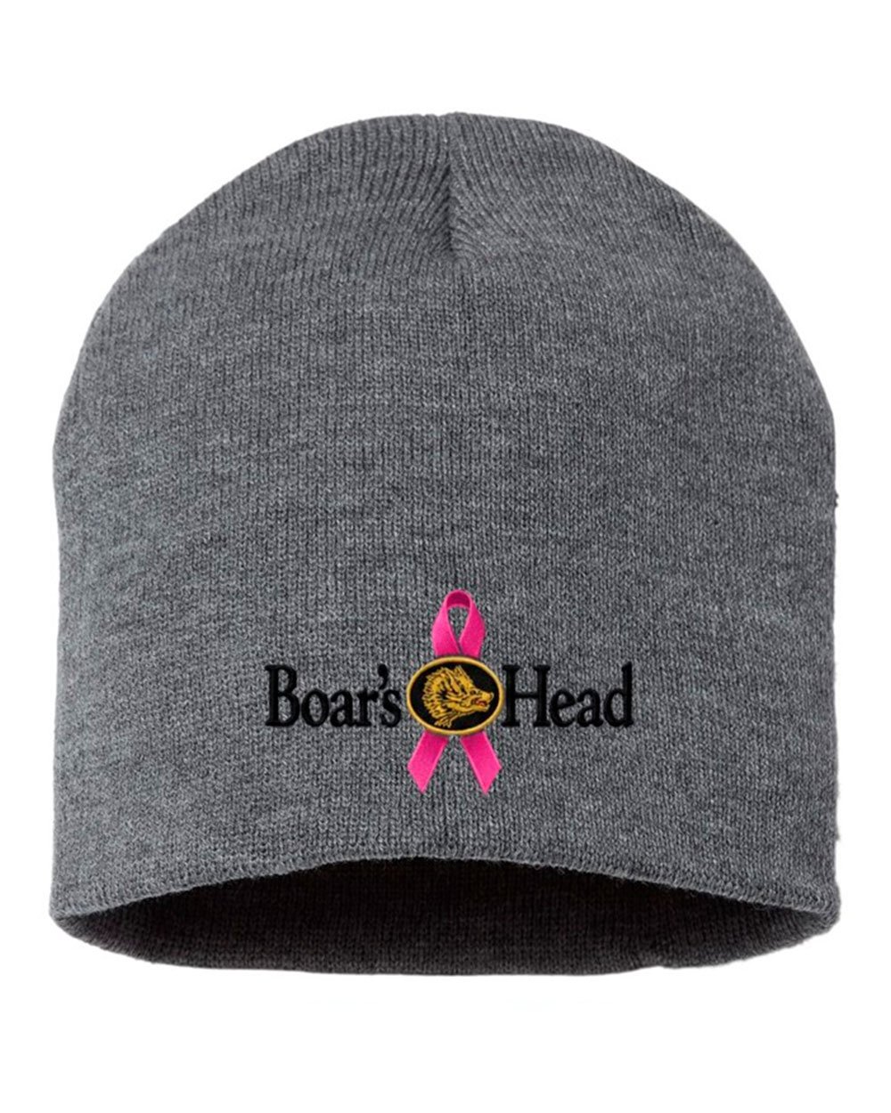 8″ Knit Beanie (Breast Cancer Awareness)
