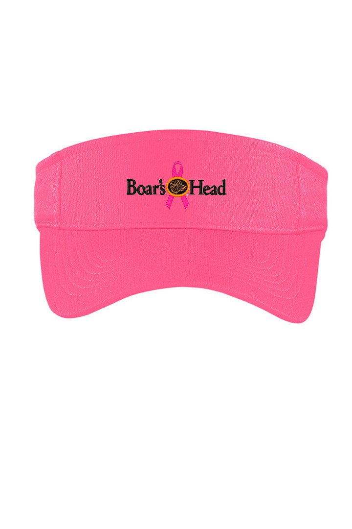 Sport-Tek® PosiCharge® RacerMesh® Visor (Breast Cancer Awareness LOGO)