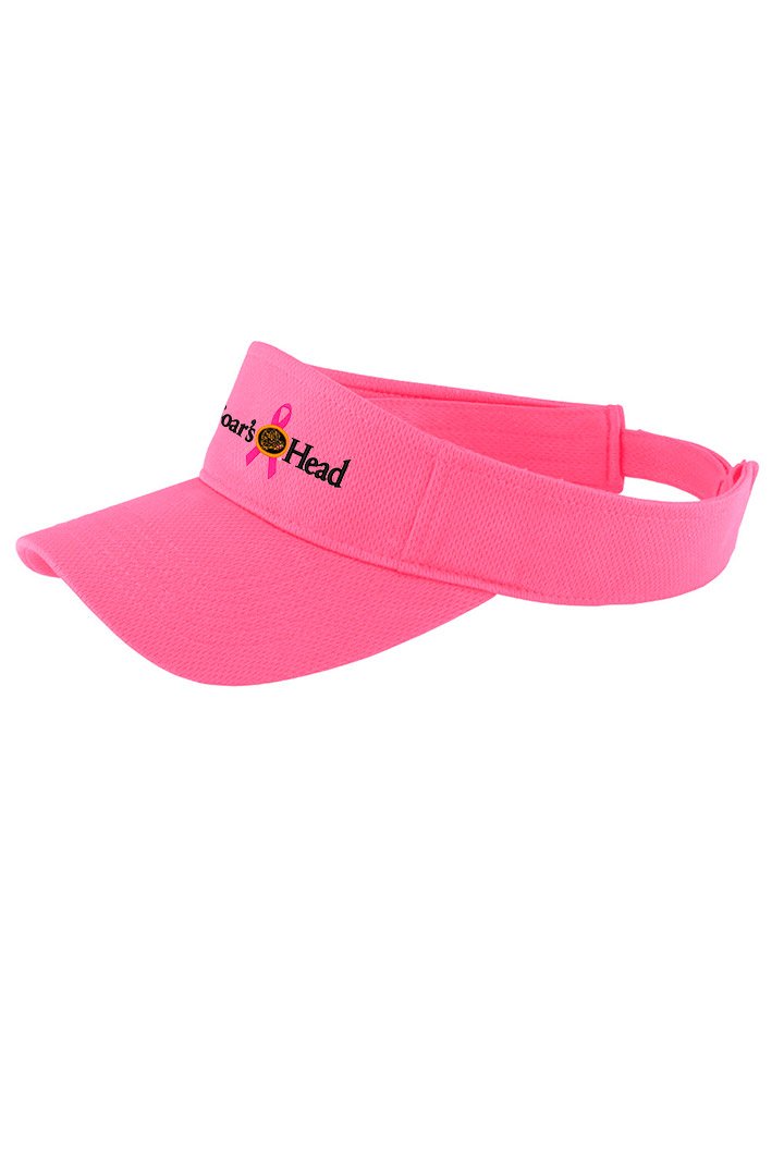 Sport-Tek® PosiCharge® RacerMesh® Visor (Breast Cancer Awareness LOGO) - Image 3